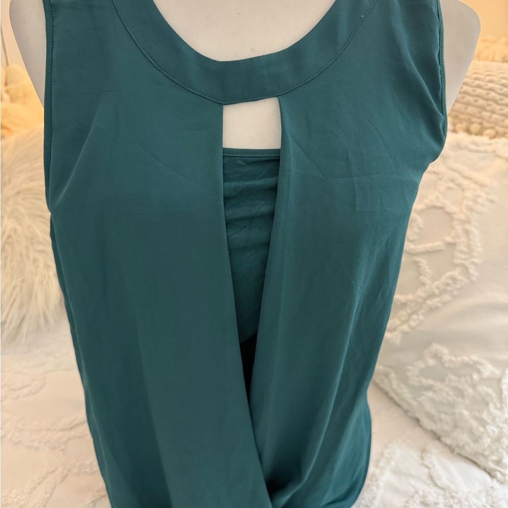 41 Hawthorn Teal Sleeveless Blouse
